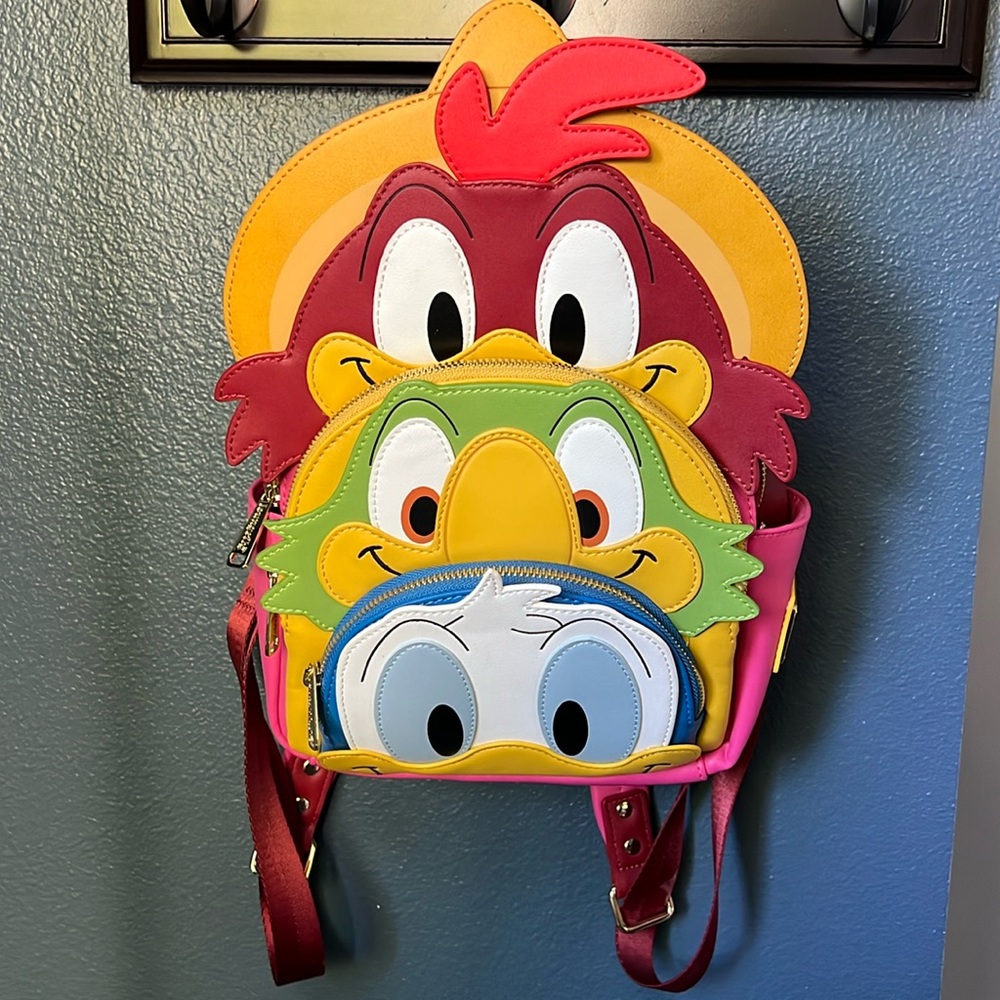 Disney Tres Caballeros Loungefly mini backpack NWOT